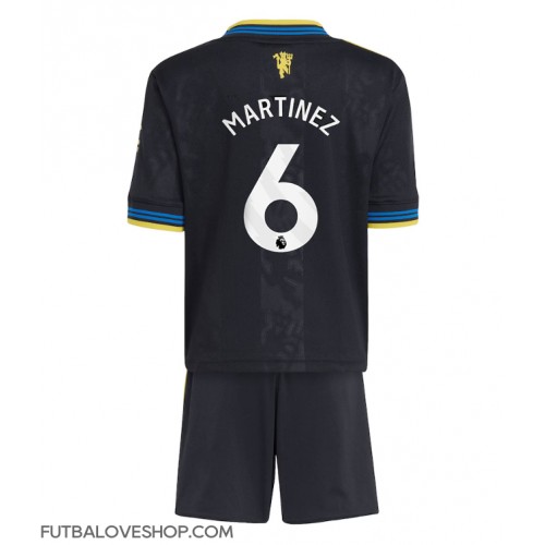 Dres Manchester United Lisandro Martinez #6 Tretina pre deti 2025-26 Krátky Rukáv (+ trenírky)